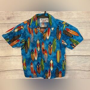 Vintage Pacific Island Apparel Hawaiian Kid Shirt Size 4T